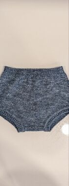 Kids Knit Bloomer Shorts in Heather Blue rylee & Cru 6-12m